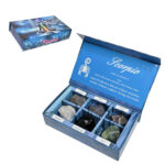 KACHVI Crystal Scorpio Gifts-Zodiac Signs Stones to Complement The Birthstones-Natural Healing Crystals with Horoscope Box Set