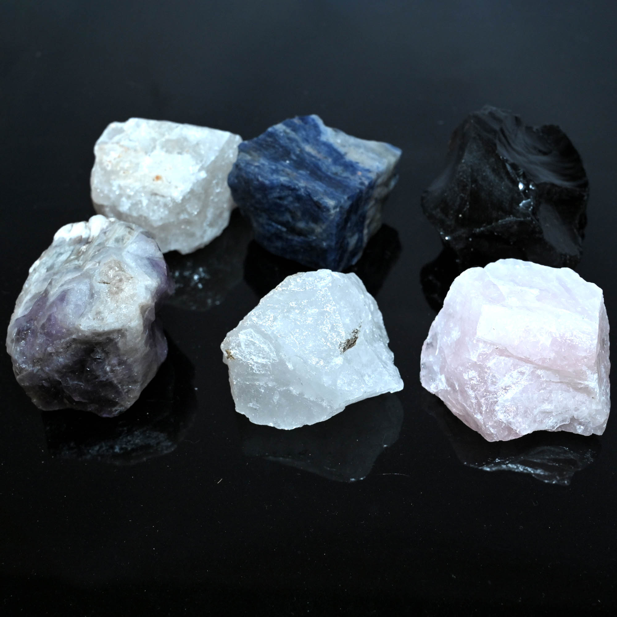 KACHVI Crystal Sagittarius Gifts-Zodiac Signs Stones to Complement The Birthstones-Natural Healing Crystals with Horoscope Box Set