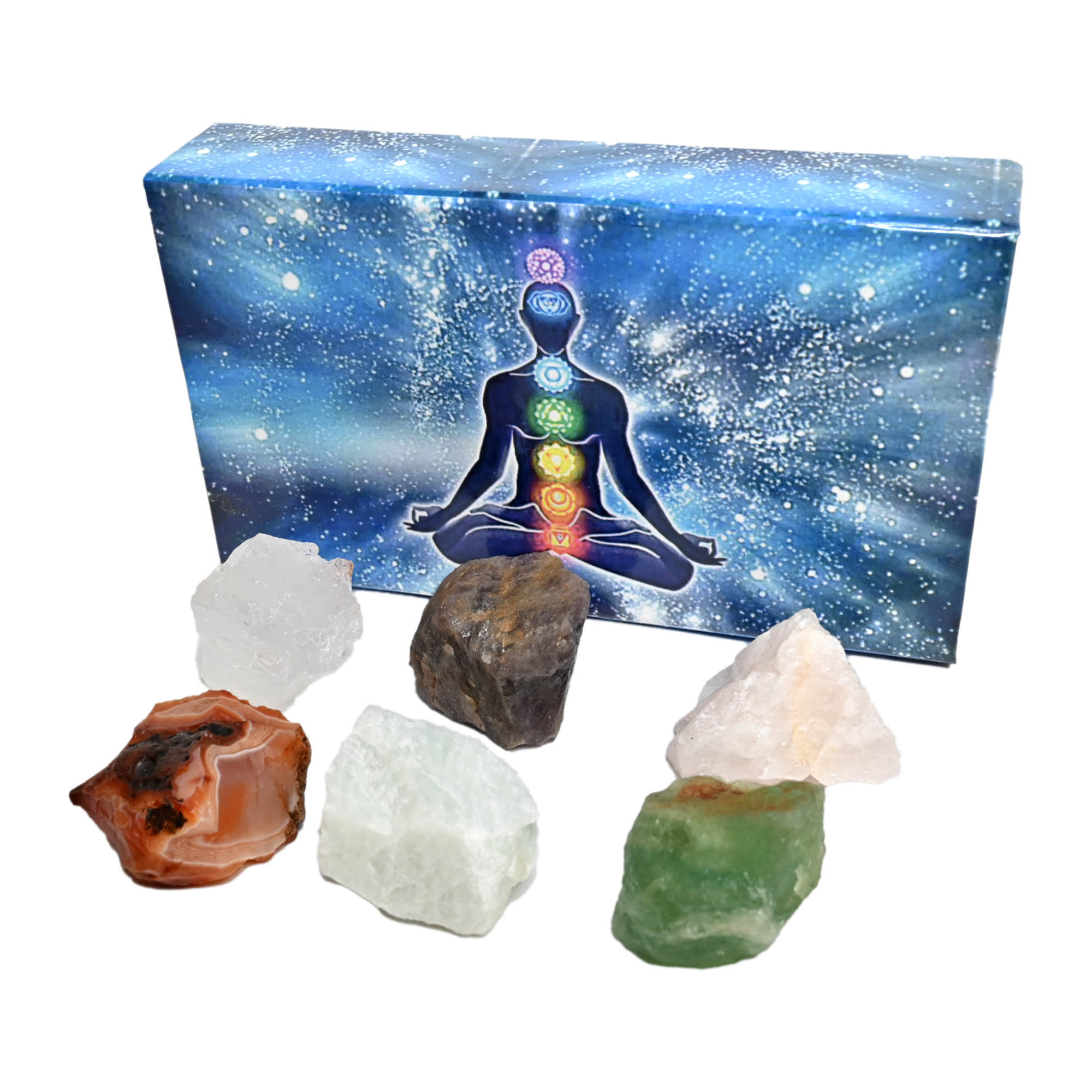KACHVI Crystal Pisces Gifts-Zodiac Signs Stones to Complement The Birthstones-Natural Healing Crystals with Horoscope Box Set