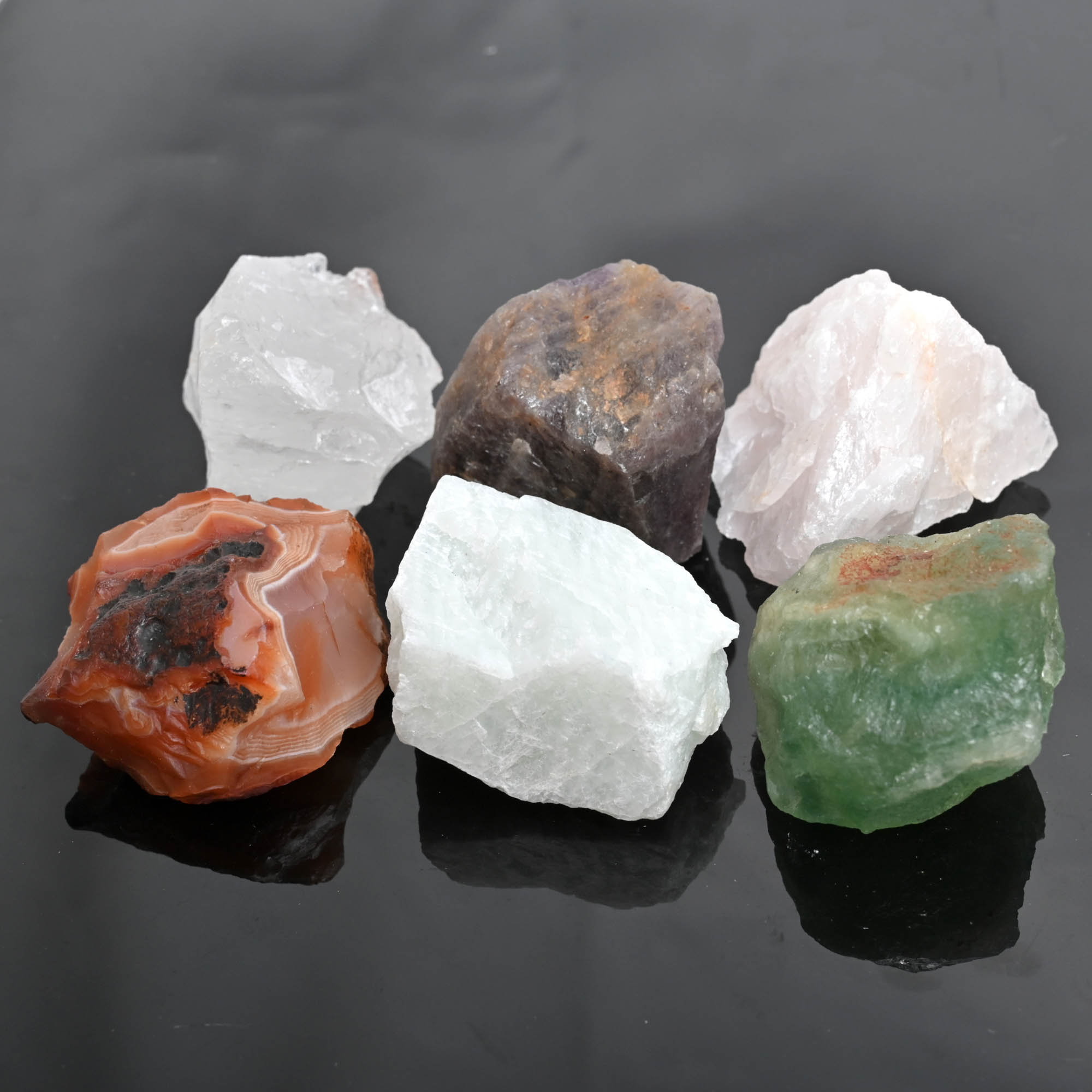KACHVI Crystal Pisces Gifts-Zodiac Signs Stones to Complement The Birthstones-Natural Healing Crystals with Horoscope Box Set