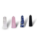 KACHVI Crystal Set |Clear Rose Lapis Black