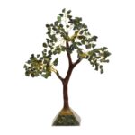 KACHVI Crystal Set |Jade Green Pryamid Tree