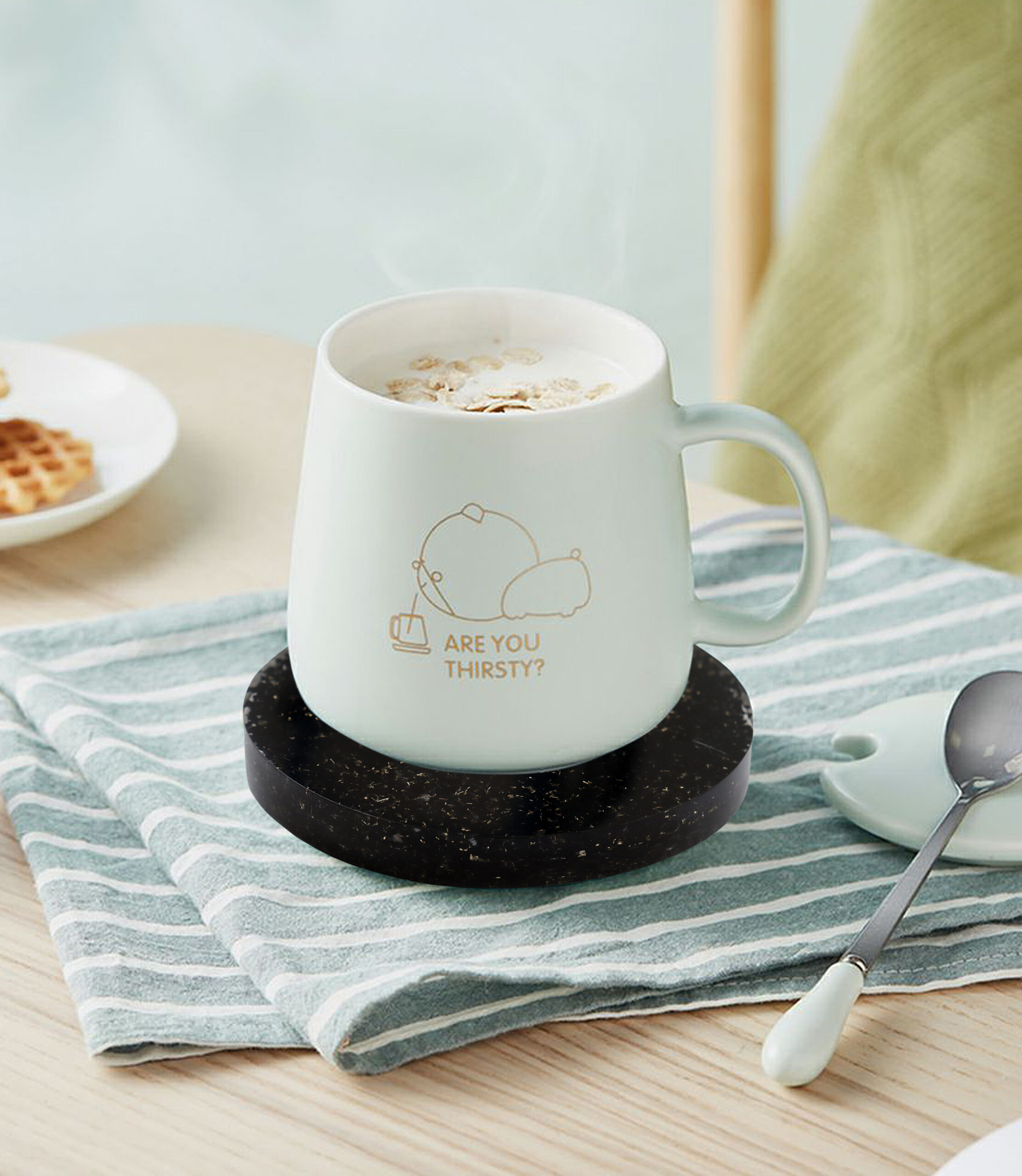 KACHVI Crystal Set |Black Coaster Orgone