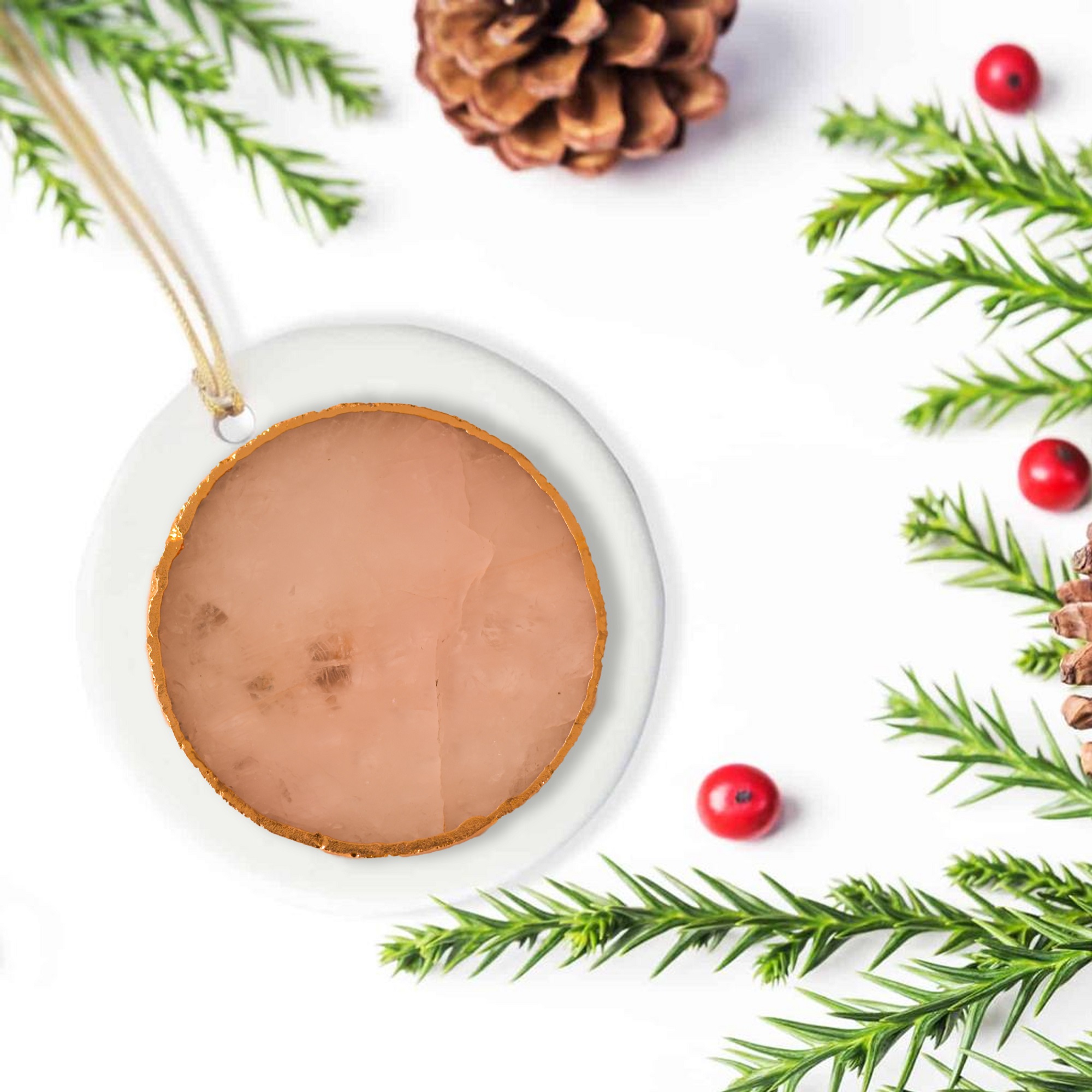 KACHVI Crystal Set |Rose Circle crystal