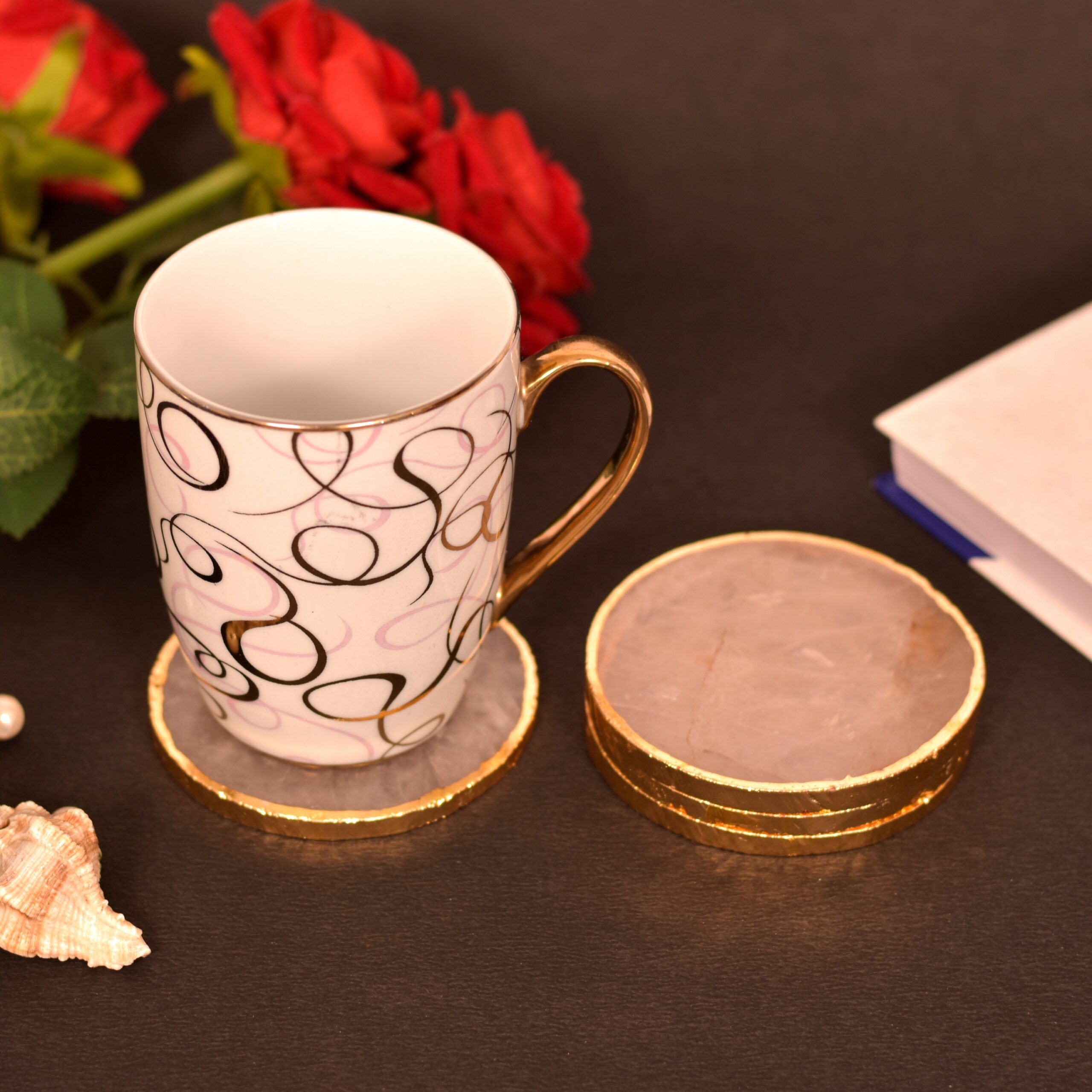 KACHVI Crystal Set |Rose Circle crystal