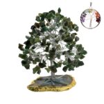 KACHVI Crystal Set |Green Crystal Plate tree
