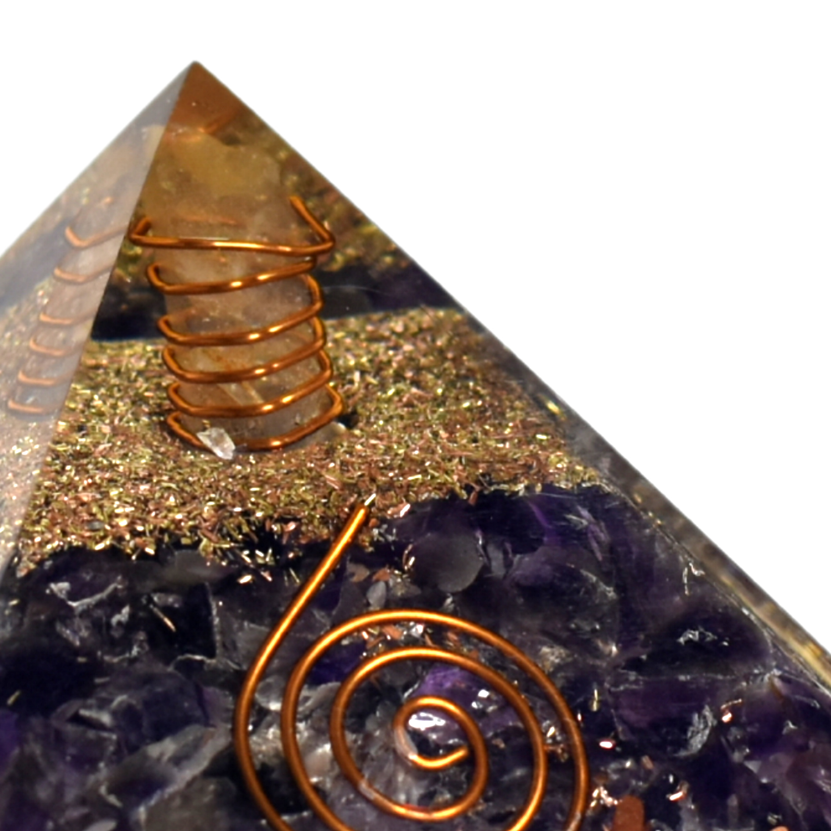 KACHVI Crystal Set |Amethyst Pryamid