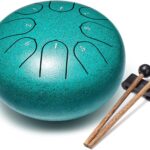 KACHVI Happy Drum OM Design, 6.5 inches Drum 8 Notes with 2 Mallets & Carry Bag